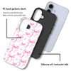 Generic Compatible with for iPhone 16 PlusPink Bows Ribbons Phone Case for Girl Women Boy MenScratch Resistant Shockproo