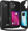 TORU for iPhone 16 Wallet Case with Card Holder Hidden ID Credit Card Slot Flip Kickstand Slim Fit Shockproof Heavy Duty