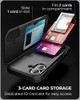 TORU for iPhone 16 Wallet Case with Card Holder Hidden ID Credit Card Slot Flip Kickstand Slim Fit Shockproof Heavy Duty