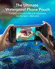 ESR Waterproof Phone Pouch for iPhone 15 Pro Max 14 Pro Max Underwater Touch Sensitivity IPX8 Floating Waterproof Cellph