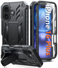 FNTCASE for iPhone 16 Plus Case Military Grade Drop Proof Protection Mobile Cover with Kickstand Matte Textured Rugged S