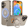 Multiin1 Magnetic KickStand Ring Holder for iPhone 16 Case Compatible with MagSafe Builtin 360 Rotatable Invisible Stand