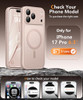 Magnetic for iPhone 16 Pro Case with Camera Control ButtonCompatible with MagSafeFull Camera ProtectionPrivacy Screen Pr