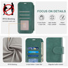 VANAVAGY Compatible for iPhone 16 Wallet Case PU Leather Flip Cover with RFID Blocking Card Holder Wrist Strap Kickstand