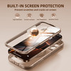 BERFY for iPhone 16 Pro Max Case Compatible with MagSafe Builtin 9H Tempered Glass Screen Protector and Camera Protectio