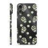 Glossy Glitter Phone Skin Compatible with Apple iPhone 16 Plus Nighttime Skulls Premium 3M Vinyl Protective Wrap Decal C