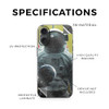 Glossy Glitter Phone Skin Compatible with Apple iPhone 16 World in Your Hand Premium 3M Vinyl Protective Wrap Decal Cove