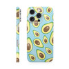 Glossy Glitter Phone Skin Compatible with Apple iPhone 16 Pro Blue Avocados Premium 3M Vinyl Protective Wrap Decal Cover
