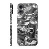 Glossy Glitter Phone Skin Compatible with Apple iPhone 16 Plus Mono Hip Hop Premium 3M Vinyl Protective Wrap Decal Cover