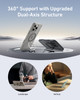Anker Ultra Magnetic for iPhone Case with Sturdy 360 Ring Stand MilitaryGrade Shockproof Kickstand Compatible with MagSa