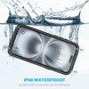 Lanhiem Magnetic for iPhone 16 Plus Case IP68 Waterproof Dustproof Compatible with MagSafe Built in Screen Protector Ful