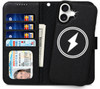 MEFON for iPhone 16 Plus Case Wallet Premium Detachable Leather Flip Folio Wallet Case with 4 Card Holder RFID Blocking
