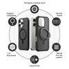 araree Duple M Stand for iPhone 16 Pro Max Case Compatible with MagSafe 360 Rotatable Magnetic Ring Builtin Invisible Lo