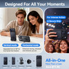 CASEKOO UltraMagnetic Stand for iPhone 17 Pro Case Military Drop Protection Compatible with MagSafe Shockproof Transluce