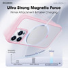 CASEKOO for iPhone 15 Pro Case with Magnetic Invisible Stand Military Drop Protection Compatible with MagSafe Shockproof