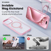 CASEKOO for iPhone 15 Pro Case with Magnetic Invisible Stand Military Drop Protection Compatible with MagSafe Shockproof