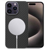 Sisyphy Aramid Fiber Case for iPhone 16 Pro Max with Carbon Fiber Texture Compatible for MagSafe Super Slim Light Protec