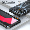 Lunivop for iPhone 16 Pro Max Case Heavy Duty Protection Rugged Screw Full Body Military Grade Metal Bumper Rubber with