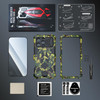 Lunivop for iPhone 16 Pro Max Case Heavy Duty Protection Rugged Screw Full Body Military Grade Metal Bumper Rubber with