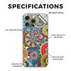 Phone Skin Compatible with Apple iPhone 16 Pro Max Flower Wheels Premium 3M Vinyl Protective Wrap Decal Cover Easy to Ap