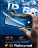 Lanhiem Magnetic for iPhone 16 Pro Waterproof Case Dustproof Shockproof Case Builtin Screen Camera Protection Compatible