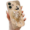 Changjia Magnetic Kickstand Glitter Case for iPhone 16 Plus Compatible with Magsafe Cute Bling Sparkle Butterfly Ring St