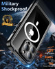 Oterkin Waterproof Case for iPhone 16 Pro Case Compatible with MagSafe 360 Full Body Rugged 16 Pro Phone Case with Built