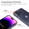 IAIYOXI Clear Case for iPhone 16 Pro Max Crystal Clear Slim and Soft Military Grade Drop Protection NonYellowing 4 Corne