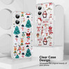 Yomjew 2 Pack Christmas Clear Magnetic Phone Case for iPhone 16 Plus 67 Compatible with Magsafe Cute Cover with Red Xmas