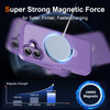 Multiin1 Magnetic KickStand Ring Holder for iPhone 16 Case Compatible with MagSafe Builtin 360 Rotatable Invisible Stand