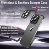 Gufiire for iPhone 16 Pro Max Bumper Case with Camera Lens Protector Frameless Corner Protection Pad No Back Compatible
