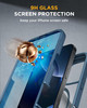 Miracase Magnetic for iPhone 16 Pro Case FullBody Phone with Builtin Glass Screen Protector Compatible with MagSafe Mili