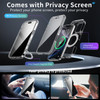 WASTROYAL Privacy Case for iPhone 16 Pro Max with 360Stand Builtin Anti Peeping Screen Protector Compatible with MagSafe