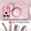 WASTROYAL Privacy Case for iPhone 17 Pro with 360Stand Builtin Anti Peeping Screen Protector Magnetic Ring Full Body Pro