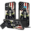BEOTIWAD for iPhone 16 61 Case with Sliding Camera Cover Builtin Stand Kickstand Dual Layer Heavy Duty Shockproof Protec