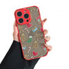 ZTOFERA Christmas Case for iPhone 16 Pro MaxCute Merry Christmas Pattern Phone Case Gifts Translucent Silicone Hard PC T