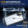 ANTSHARE for iPhone 16 Plus Case IP68 Underwater Builtin Screen Protector 12 FT Military Drop Proof Full Body Shockproof