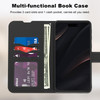 Qindaiwen for iPhone 16 Wallet case with RFID Blocking Credit Card Holder Kickstand Folio Flip PU Leather Shockproof Pro