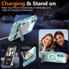 xiwxi for iPhone 16 Case with KickstandCompatible with Magsafe1Screen ProtectorMilitaryGrade Protection AntiYellowingMag