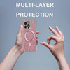 CCSmall for iPhone 16 Pro Max Case Glitter for WomenCompatible for MagSafe Plating Clear Slim Soft TPU Case Shiny Bling