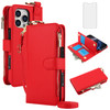Asuwish Phone Case for iPhone 16 Pro Max Zipper Wallet with Screen Protector Strap Card Holder RFID Blocking Stand Flip