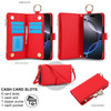 Asuwish Phone Case for iPhone 16 Pro Max Zipper Wallet with Screen Protector Strap Card Holder RFID Blocking Stand Flip