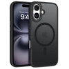 GUAGUA for iPhone 16 Case Magnetic Phone Case for iPhone 16 Compatible with MagSafe Translucent Matte Skin Feeling Shock