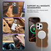 YINLAI Case for iPhone 16 Pro Max Magnetic Compatible with Magsafe Cute Curly Wave Frame Slim Translucent Matte Women Gi