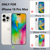 RALEAVO Case for iPhone 16 Pro Max 69inchCute Clear Floral Leaves Cover for Girls WomenSlim Soft TPU Bumper Protective f