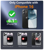Temdan Designed for iPhone 16 Case MagneticCompatible with MagsafeMilitary Grade Drop Protection Dropproof Heavy Duty To