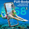 AICase Magnetic for iPhone 16 Pro Case Waterproof MagsafeRing Invisible Stand Screen ProtectorIP68 UnderwaterDropproofDu