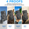 AICase Magnetic for iPhone 16 Pro Case Waterproof MagsafeRing Invisible Stand Screen ProtectorIP68 UnderwaterDropproofDu