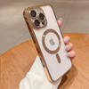 Misscase for iPhone 16 Pro Case with Privacy Screen ProtectorsCamera Lens Protector Clear Magnetic Luxury Plating Case C