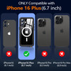 xiwxi for iPhone 16 Plus Case WaterproofIP68 UnderwaterBuiltin Screen Protector Camera Protector15FT Military DropproofD